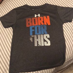 Boys size 6 Under Armour t-shirt